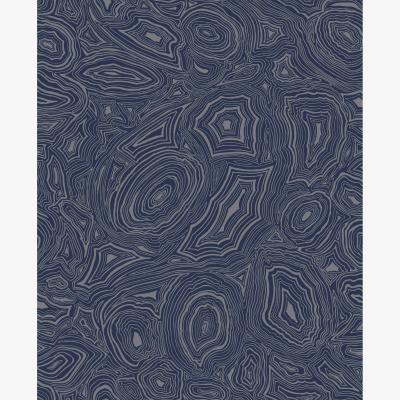 The Rug Seller Malachite Wallpaper 17034 by Cole & Son in Royal Blue Silver&nbsp;Roll
