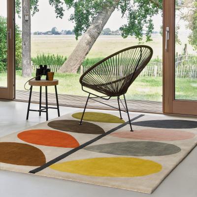 The Rug Seller Giant Stem Rugs 59205 in Multi by Orla Kiely