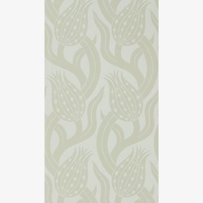 The Rug Seller Persian Tulip Wallpaper 312998 by Zoffany in Silver Grey&nbsp;Roll