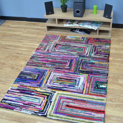 The Rug Seller Cotton Chindi Galaxy Multicoloured Rugs 06