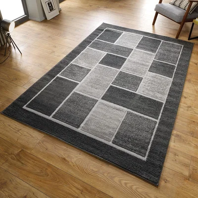 The Rug Seller Visiona rugs 4304 in Grey
