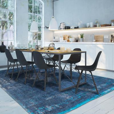 The Rug Seller Louis De Poortere Fading World Medallion Rugs 8254 Blue Night&nbsp;200x280cm