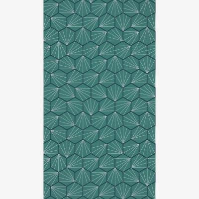 The Rug Seller Aikyo Geometric Wallpaper 111919 by Scion in Forest Green&nbsp;Roll