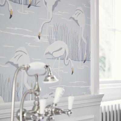 The Rug Seller Salinas Wallpaper 112155 by Harlequin in Ice Linen DijonRoll