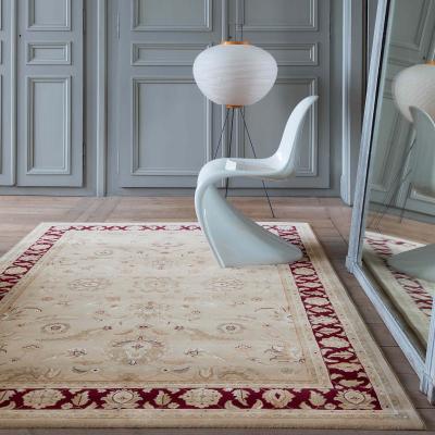 The Rug Seller Noble Art Traditional Rugs 65124 191 in Cream and Red