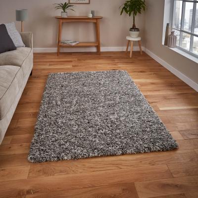The Rug Seller Vista Shaggy Hallway Runners 3547 in Silver&nbsp;60x220cm