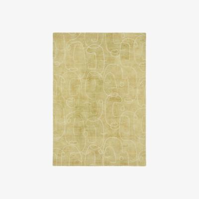 The Rug Seller Epsilon Contemporary Face Wool Rugs by Scion in 023806 Honey