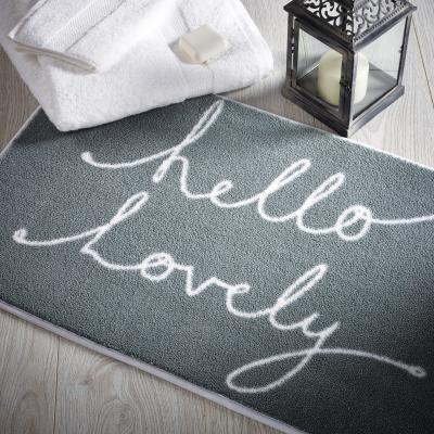 The Rug Seller Hello Lovely 1 Bathroom Mats by Dip and Drip&nbsp;50x80cm
