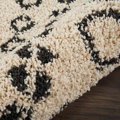 The Rug Seller Moroccan Shaggy Rugs by Nourison MRS02 in Cream