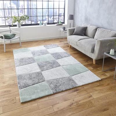 The Rug Seller BBrooklyn 22192 Modern in Grey Green&nbsp;160x220cm