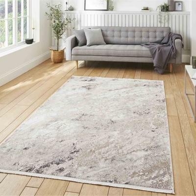 The Rug Seller Bellagio 3006 Modern Abstract Distressed Rugs in Beige200x290cm