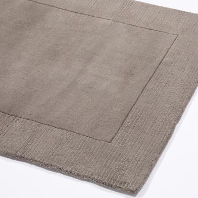 The Rug Seller Esme Mayfair Carved Wool Runner Rugs in Grey&nbsp;60x230cm