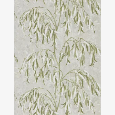 The Rug Seller Willow Song Wallpaper 312532 by Zoffany in Leaf Green&nbsp;Roll