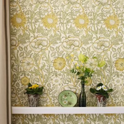 The Rug Seller Pink and Rose Wallpaper 212569 by Morris & Co in Cowslip Fennel&nbsp;Roll