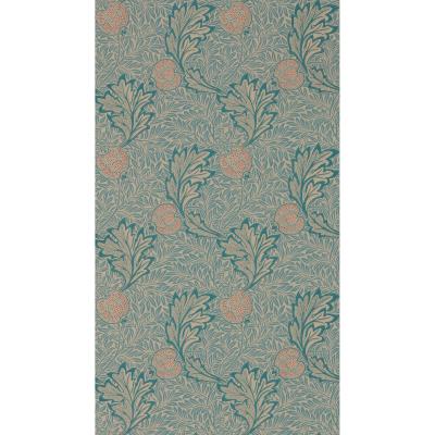The Rug Seller Apple Wallpaper 216690 by Morris & Co in Indigo Antique Red&nbsp;Roll