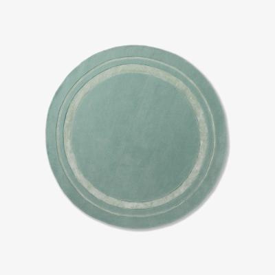 The Rug Seller Redbrook 081807 Circle Rug by Laura Ashley in Duck Egg Green&nbsp;150x150cm