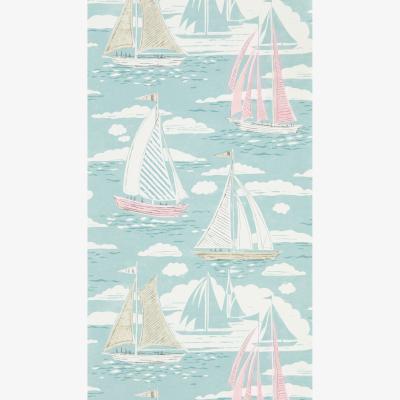 The Rug Seller Sailor Wallpaper 216573 by Sanderson in Sky BlueRoll