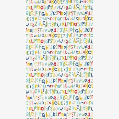 The Rug Seller Letters Play Wallpaper 111279 by Scion in Pistachio Pimento Denim&nbsp;Roll