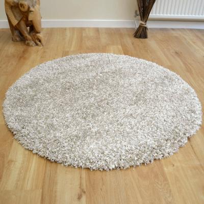 The Rug Seller Twilight Circular Rugs 39001 2211 in Linen and White
