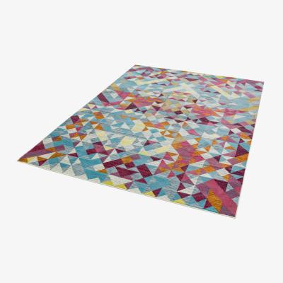 The Rug Seller Amelie Rhombus Geometric Rugs in AM11 Multi