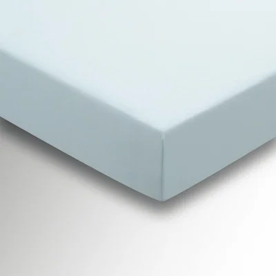 The Rug Seller Plain Dye Fitted Sheet by Helena Springfield in Duck Egg Blue&nbsp;180x200cm