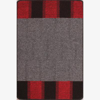 The Rug Seller Blocks Washable Multi Mats in Red&nbsp;80x133cm