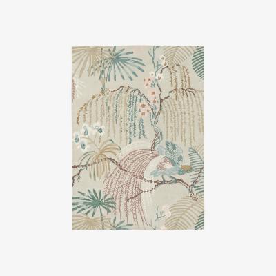 The Rug Seller Rain Forest Rugs 50701 in Orchid Grey by Sanderson