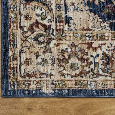 The Rug Seller Alhambra Traditional Rugs 6549A in Light and Dark Blue&nbsp;300x480cm