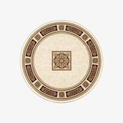 The Rug Seller Da Vinci Traditional Bordered Circle 57801 6414 Rugs in Cream Red&nbsp;200x200cm