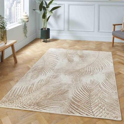 The Rug Seller Creation 50051 Botanical Rugs in Beige Bronze160x230cm