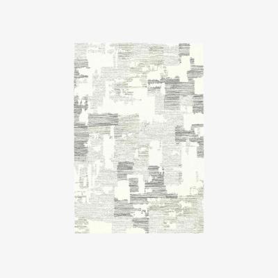The Rug Seller Mehari 23323 6262 Abstract Shaggy Rugs in Cream