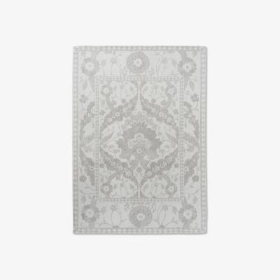 The Rug Seller Newborough Jacquard 081604 Rug by Laura Ashley in Steel Grey&nbsp;250x350cm