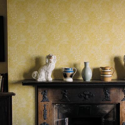 The Rug Seller Marigold Wallpaper 217091 by Morris & Co in Yellow&nbsp;Roll