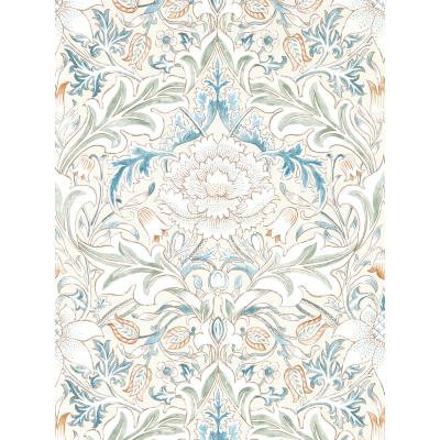 The Rug Seller Severn Wallpaper 217074 by Morris & Co in Bayleaf Annatto Orange&nbsp;Roll