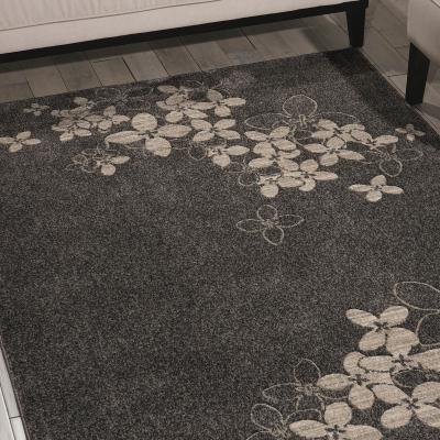 The Rug Seller Maxell Rugs MAE02 by Nourison in Charcoal