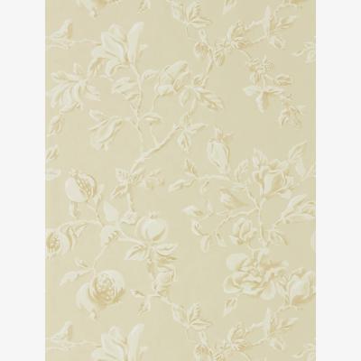 The Rug Seller Magnolia and Pomegranate Wallpaper 215723 by Sanderson in Parchment Milk&nbsp;Roll