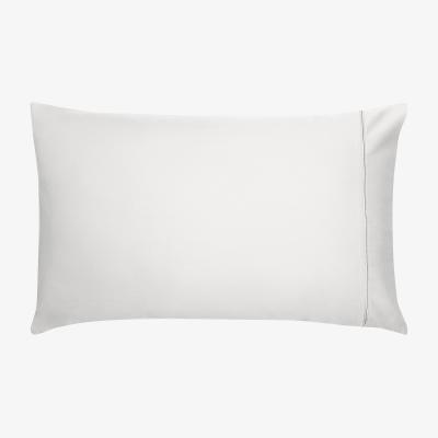 The Rug Seller Plain Housewife Pillowcase By Bedeck of Belfast in Silver Grey&nbsp;90x50cm
