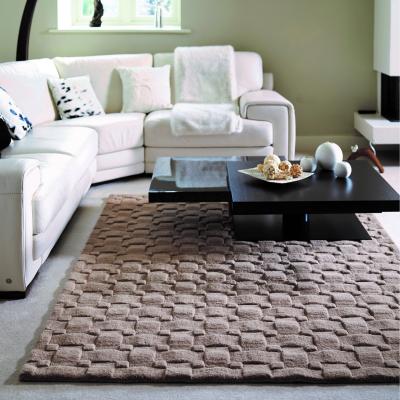 The Rug Seller Origins Basketweave Wool Rug In Blush&nbsp;120x170cm