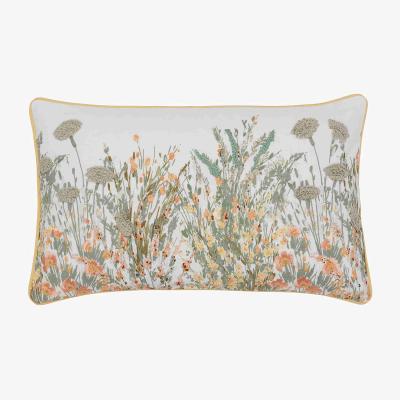 The Rug Seller Harvest Floral Cushion by Laura Ashley in Ochre Yellow30x50cm