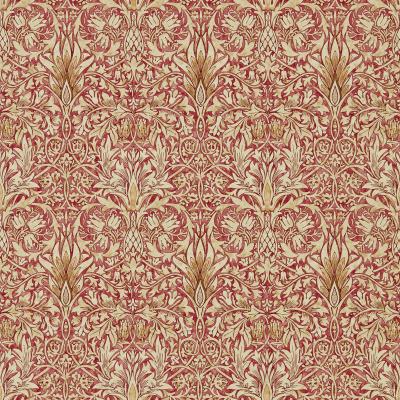 The Rug Seller Snakeshead Wallpaper 216426 by Morris & Co in Madder Gold&nbsp;Roll