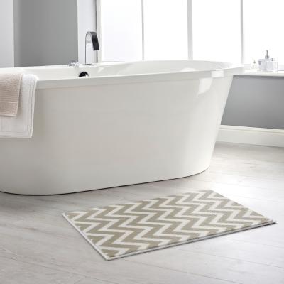 The Rug Seller Chevron Bathroom Mats 2 by Dip and Drip&nbsp;50x80cm