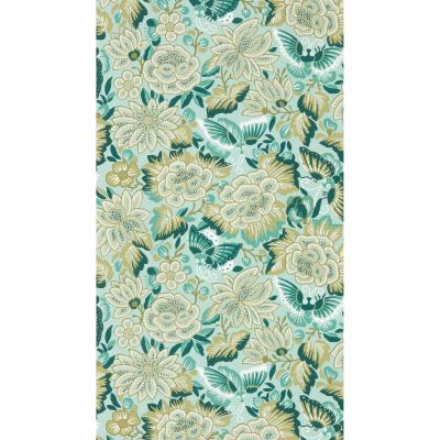 The Rug Seller Amara Butterfly Wallpaper 217118 by Morris & Co in Bamboo Fountain Green&nbsp;Roll