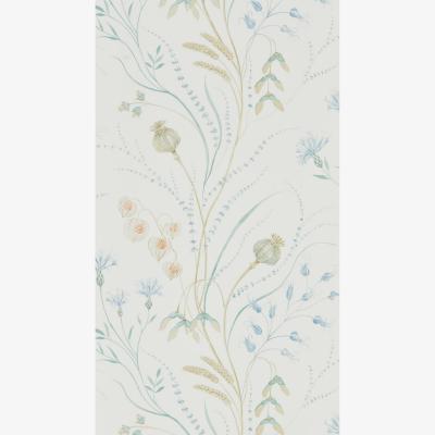 The Rug Seller Summer Harvest Wallpaper 216496 by Sanderson in Cornflower Wheat&nbsp;Roll