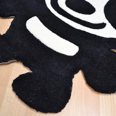 The Rug Seller Panda Rugs in Black