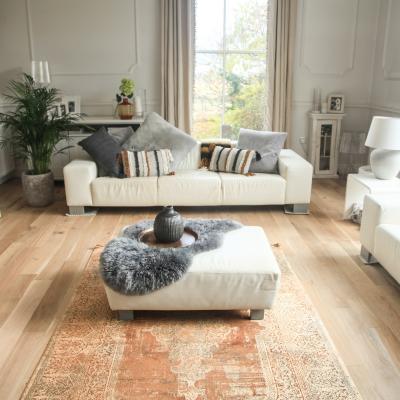 The Rug Seller Luxury Toros Medallion Rug In Copper Orange