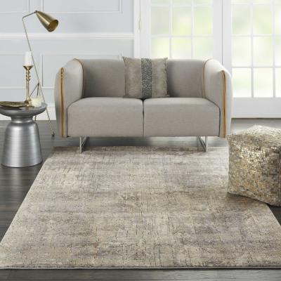 The Rug Seller Quarry QUA03 Abstract Distressed Rugs in Beige Grey&nbsp;114x175cm