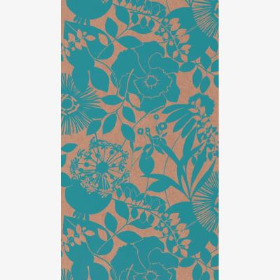 The Rug Seller Coquette Wallpaper 111481 by Harlequin in Turquoise Blue&nbsp;Roll