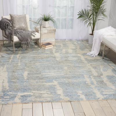 The Rug Seller Ellora Rugs ELL01 in Blue by Nourison