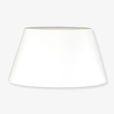 The Rug Seller Oval Linen Lampshade by William Yeoward in Ivory&nbsp;60x25cm