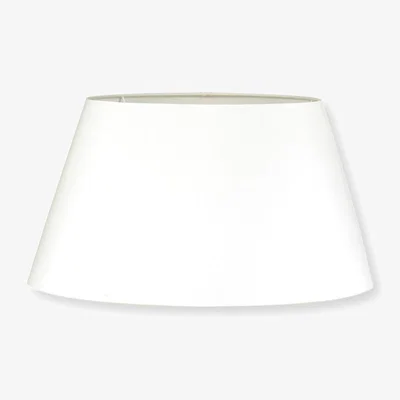 The Rug Seller Oval Linen Lampshade by William Yeoward in Ivory&nbsp;60x25cm